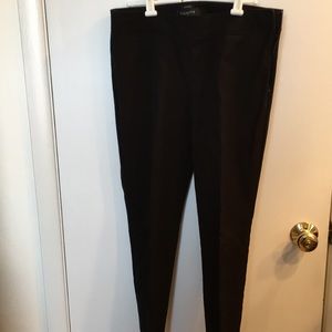 Talbots Chathom Ankle Slacks Black  (8P)
